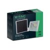 Naświetlacz LED solarny V-TAC 12W biały IP65 pilot timer VT-25W 4000K 550lm